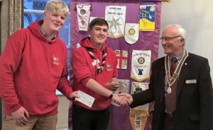 Scouts Douglas Vale and George Thomas